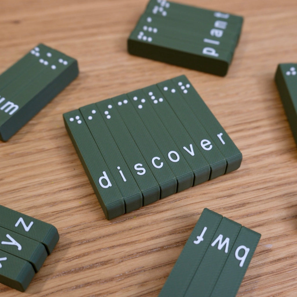 Magnetic Standard Braille Letter Blocks