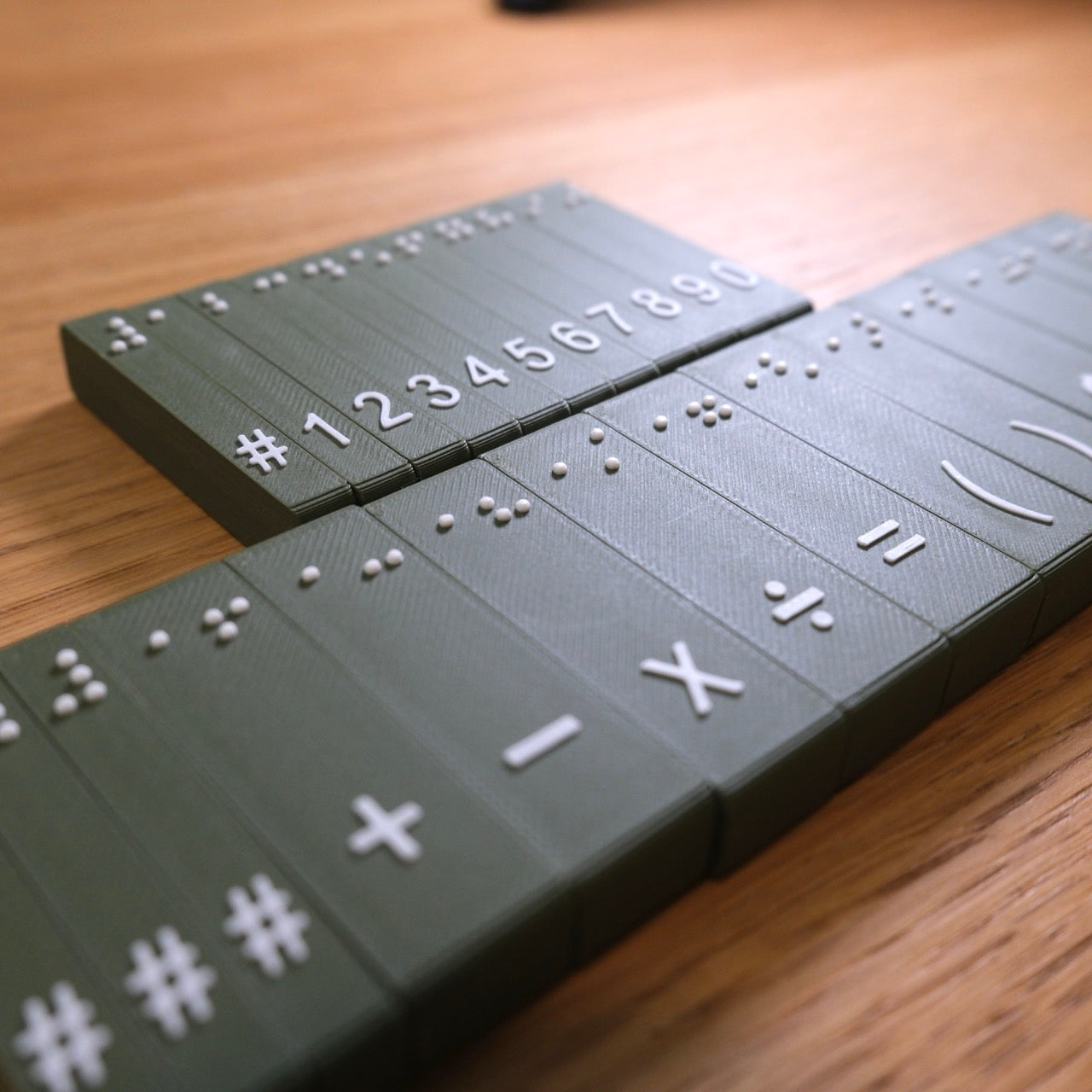 Magnetic Math Braille Blocks! (UEB and Nemeth)