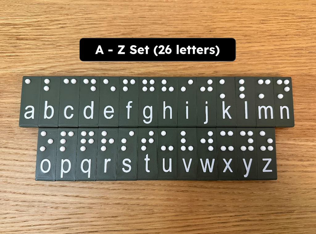 "Braillios" the Magnetic Jumbo Braille Letter Blocks!