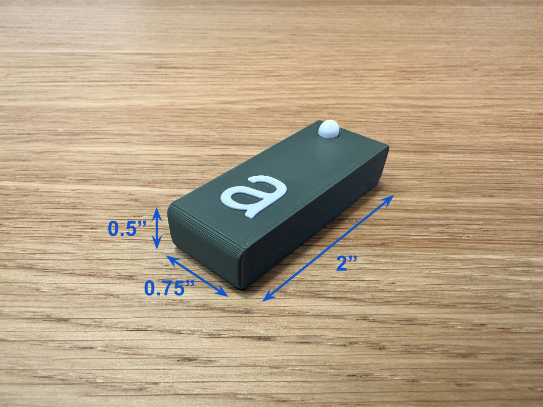 "Braillios" the Magnetic Jumbo Braille Letter Blocks!