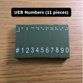 Magnetic Math Braille Blocks! (UEB and Nemeth)