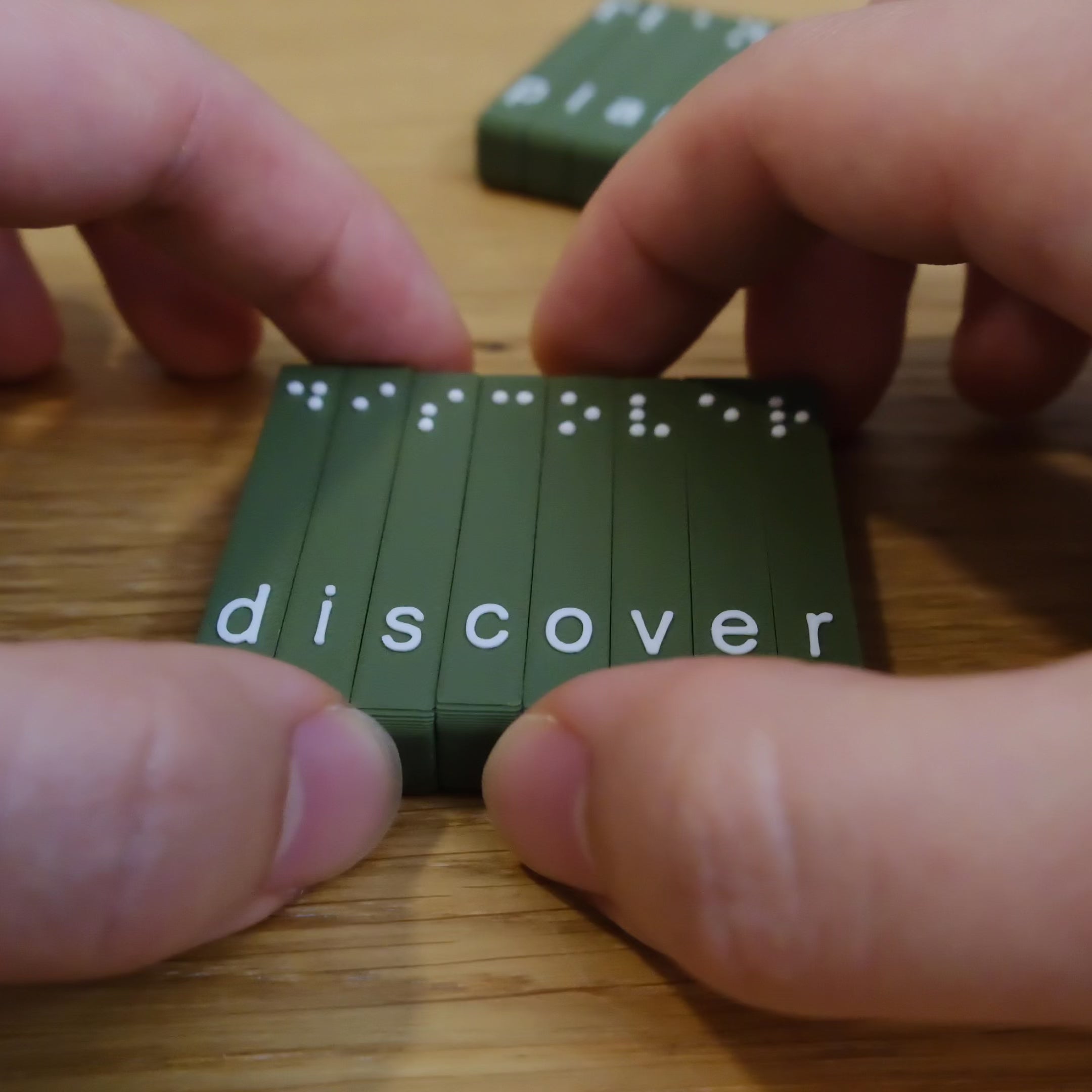Magnetic Standard Braille Letter Blocks